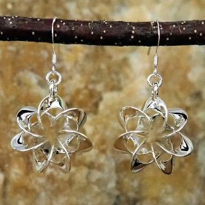 Anemone Silver Earrings