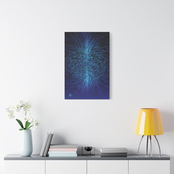 Large Canvas (1.25"): Twistor Sparks, Cool - Image 2