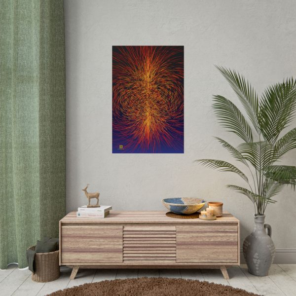 Rolled Poster: Twistor Sparks, Warm - Image 4