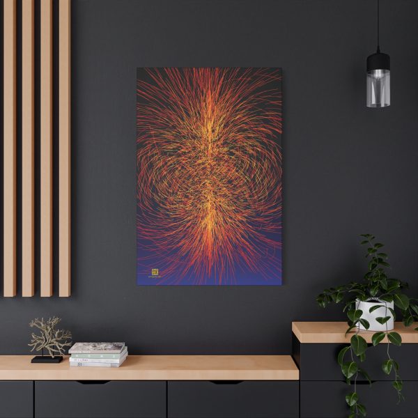 Large Canvas (1.25"): Twistor Sparks, Warm - Image 9