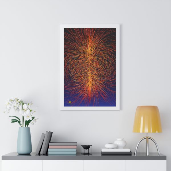 Framed Poster: Twistor Sparks, Warm - Image 4