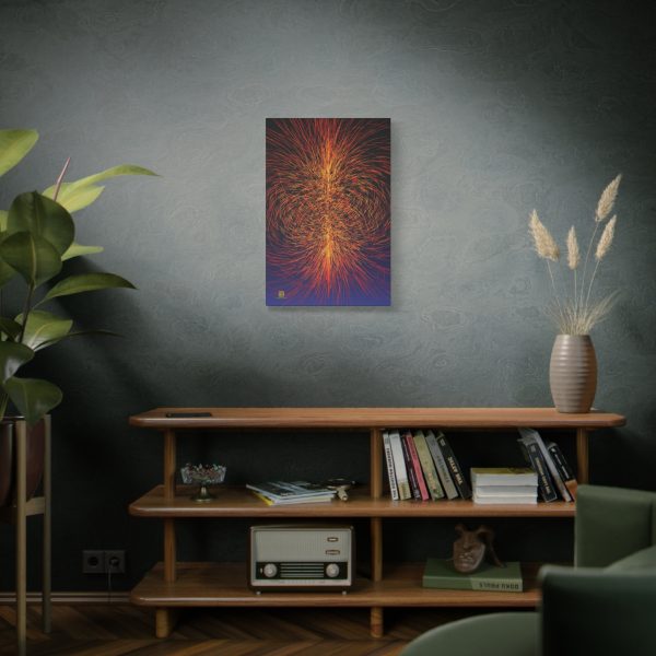Large Canvas (1.25"): Twistor Sparks, Warm - Image 4
