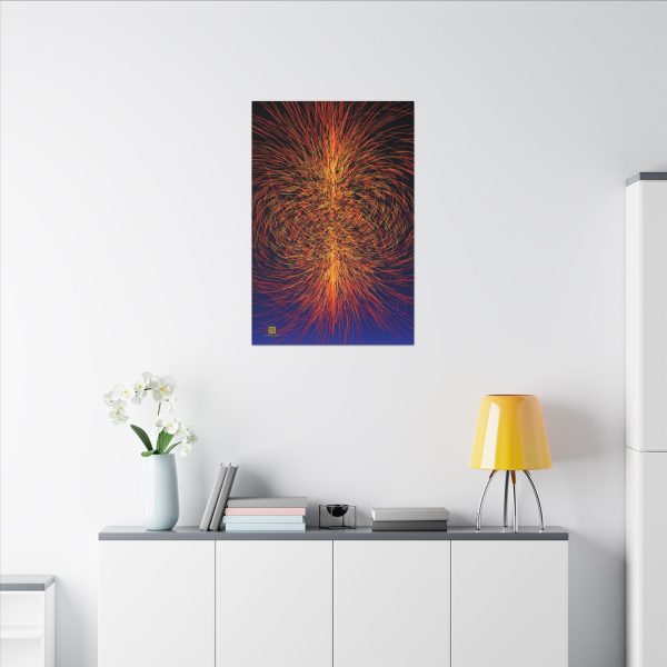 Canvas: Twistor Sparks, Warm - Image 5