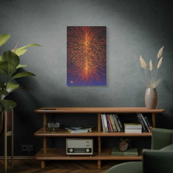 Large Canvas (1.25"): Twistor Sparks, Warm - Image 7