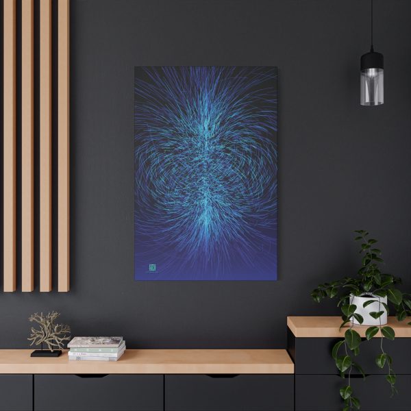 Large Canvas (1.25"): Twistor Sparks, Cool - Image 9