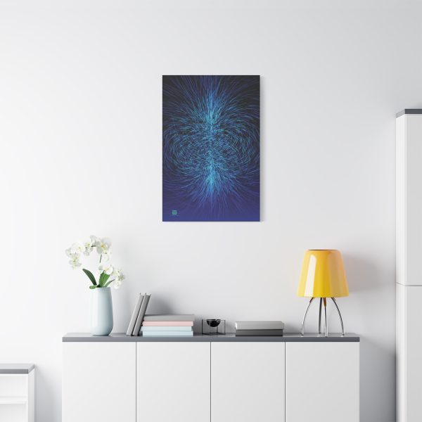 Large Canvas (1.25"): Twistor Sparks, Cool - Image 5