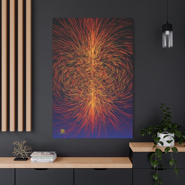 Large Canvas (1.25"): Twistor Sparks, Warm - Image 12