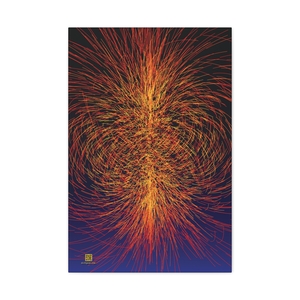 Large Canvas (1.25"): Twistor Sparks, Warm