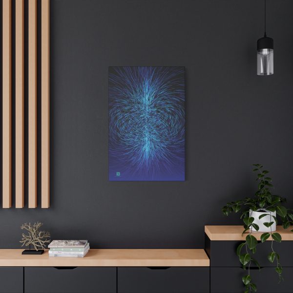 Large Canvas (1.25"): Twistor Sparks, Cool - Image 6