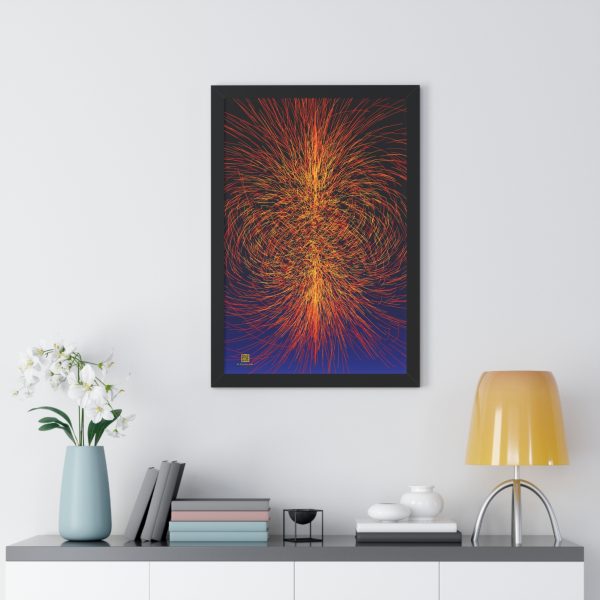 Framed Poster: Twistor Sparks, Warm - Image 2