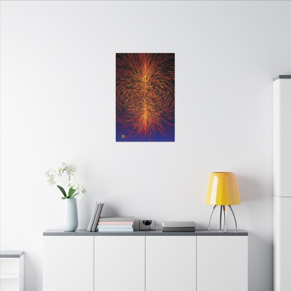 Canvas: Twistor Sparks, Warm - Image 3