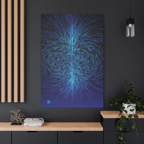 Large Canvas (1.25"): Twistor Sparks, Cool - Image 12