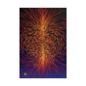 Rolled Poster: Twistor Sparks, Warm