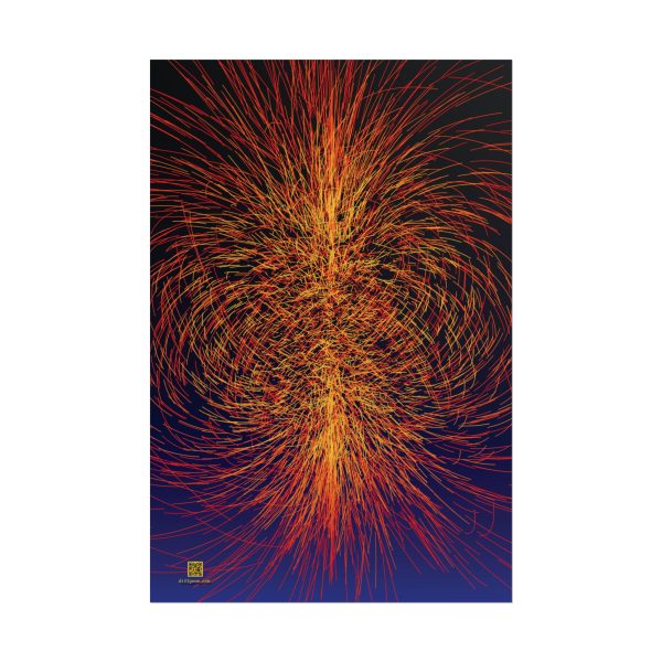 Rolled Poster: Twistor Sparks, Warm