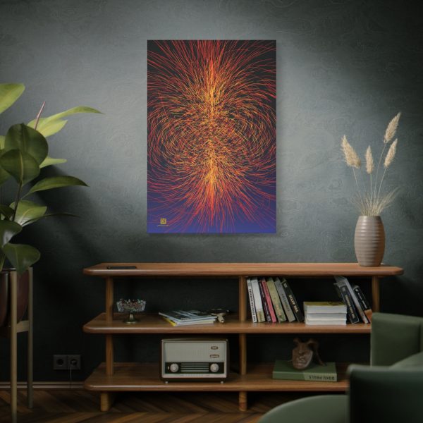 Large Canvas (1.25"): Twistor Sparks, Warm - Image 10