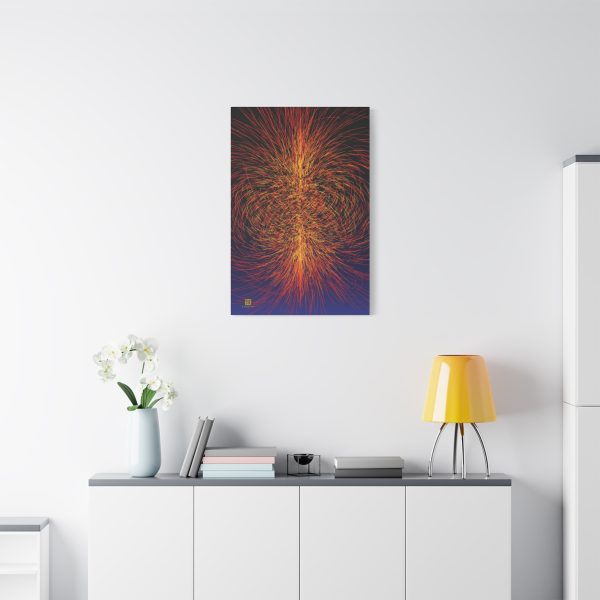 Large Canvas (1.25"): Twistor Sparks, Warm - Image 5