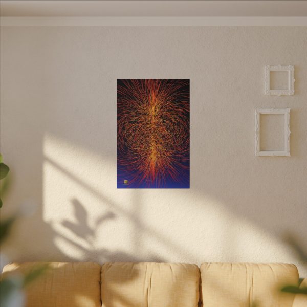 Canvas: Twistor Sparks, Warm - Image 4