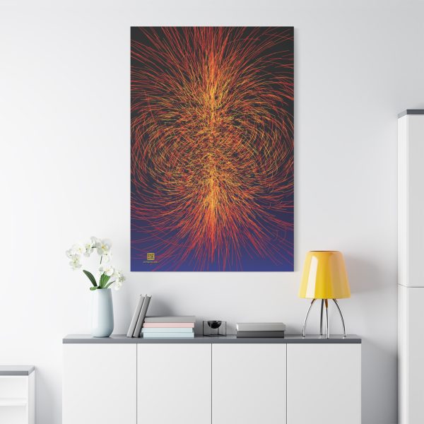 Large Canvas (1.25"): Twistor Sparks, Warm - Image 11
