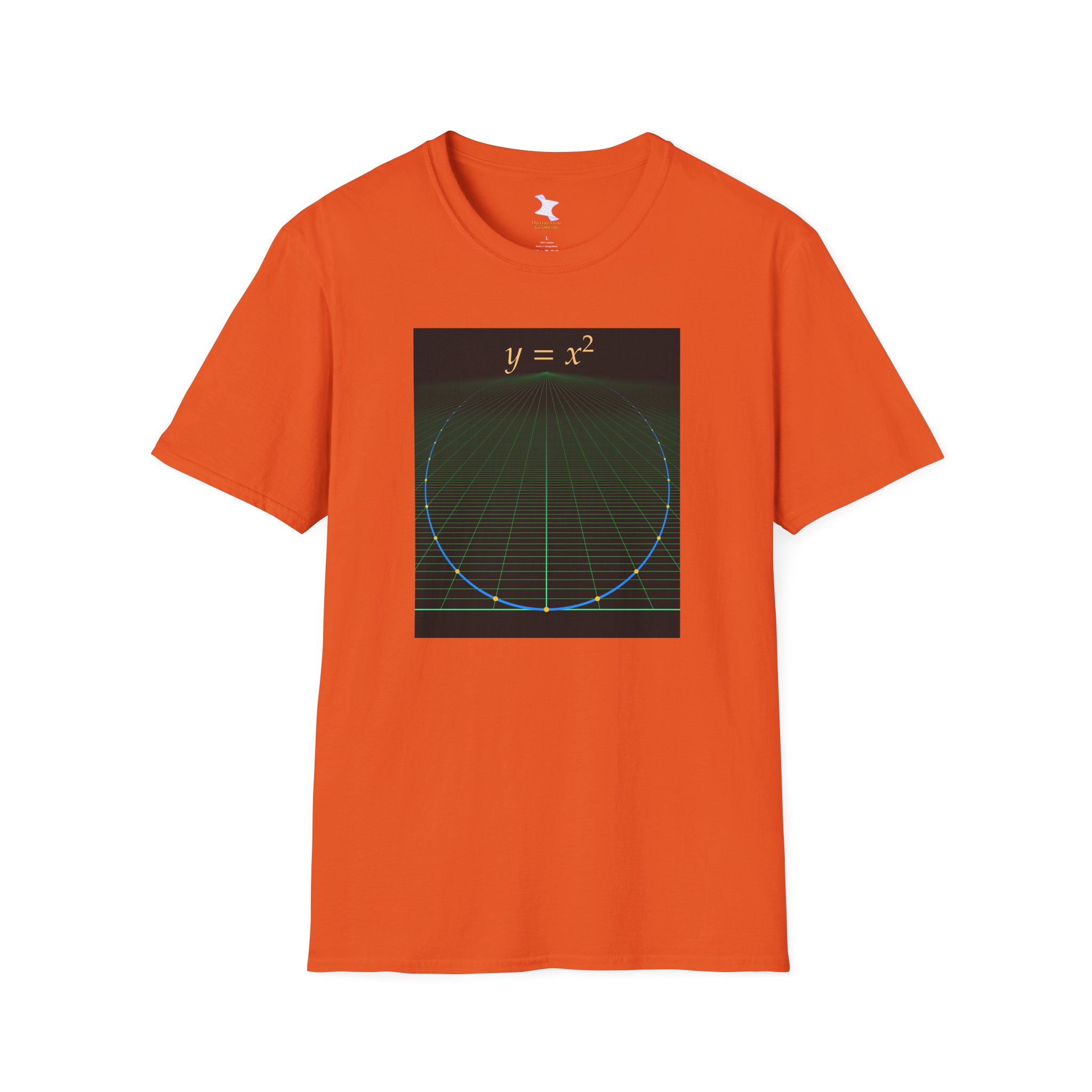 Unisex Softstyle T-Shirt: Parabolic Ascent - Image 4