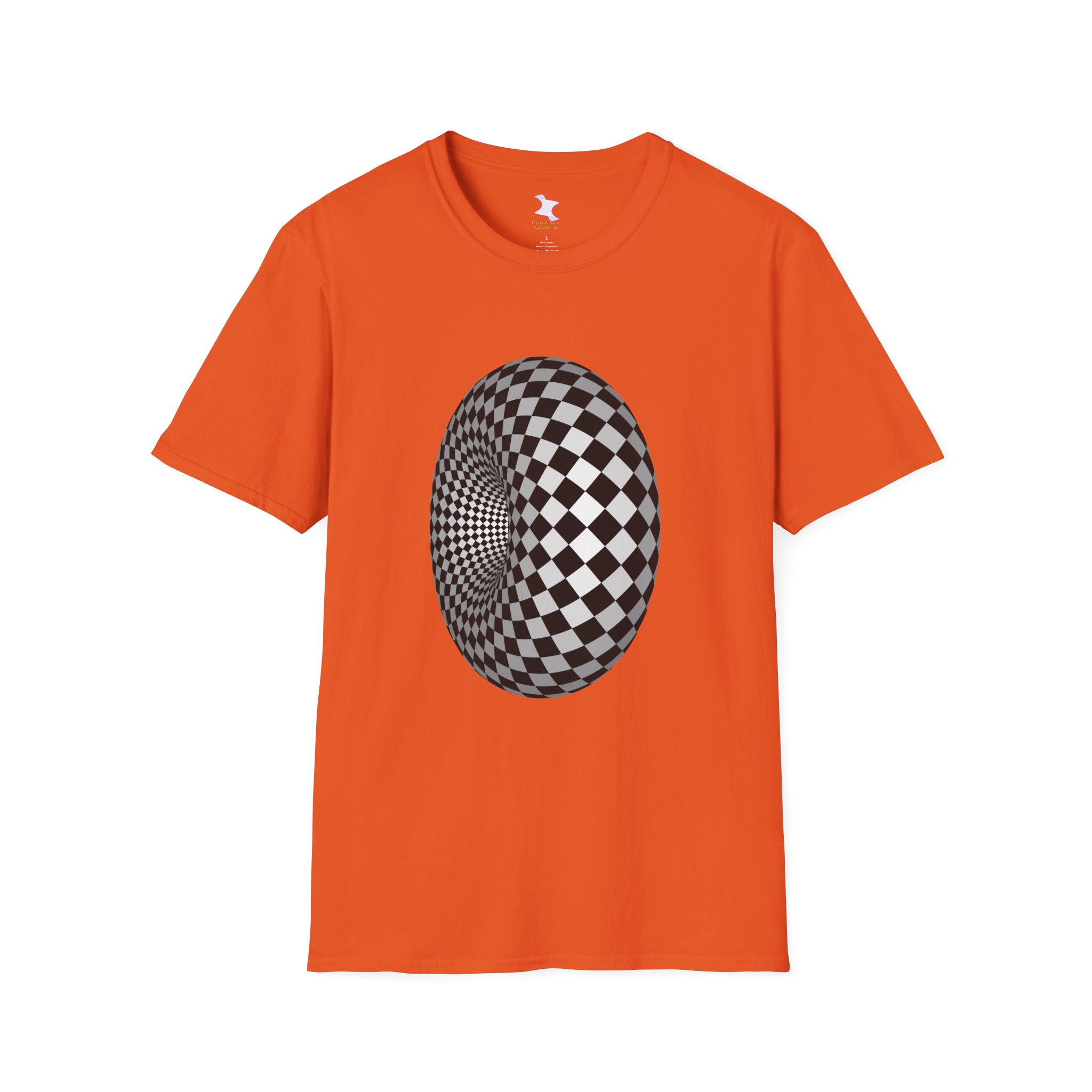 Unisex Softstyle T-Shirt: Checker Torus - Image 4