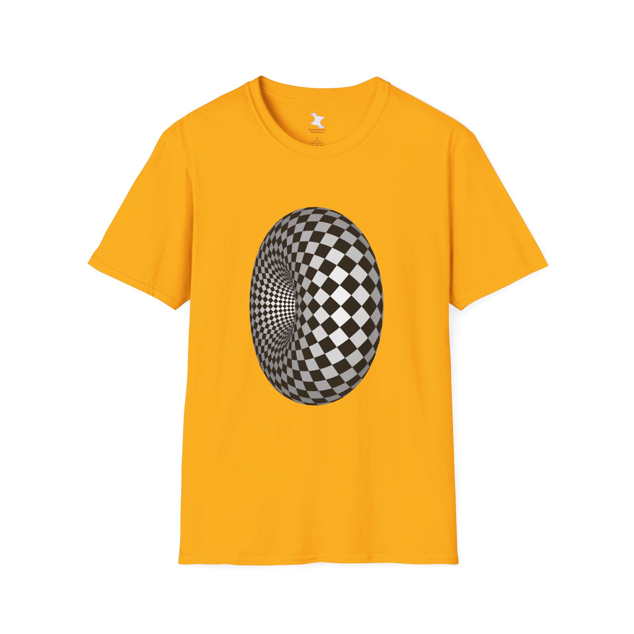 Unisex Softstyle T-Shirt: Checker Torus - Image 3