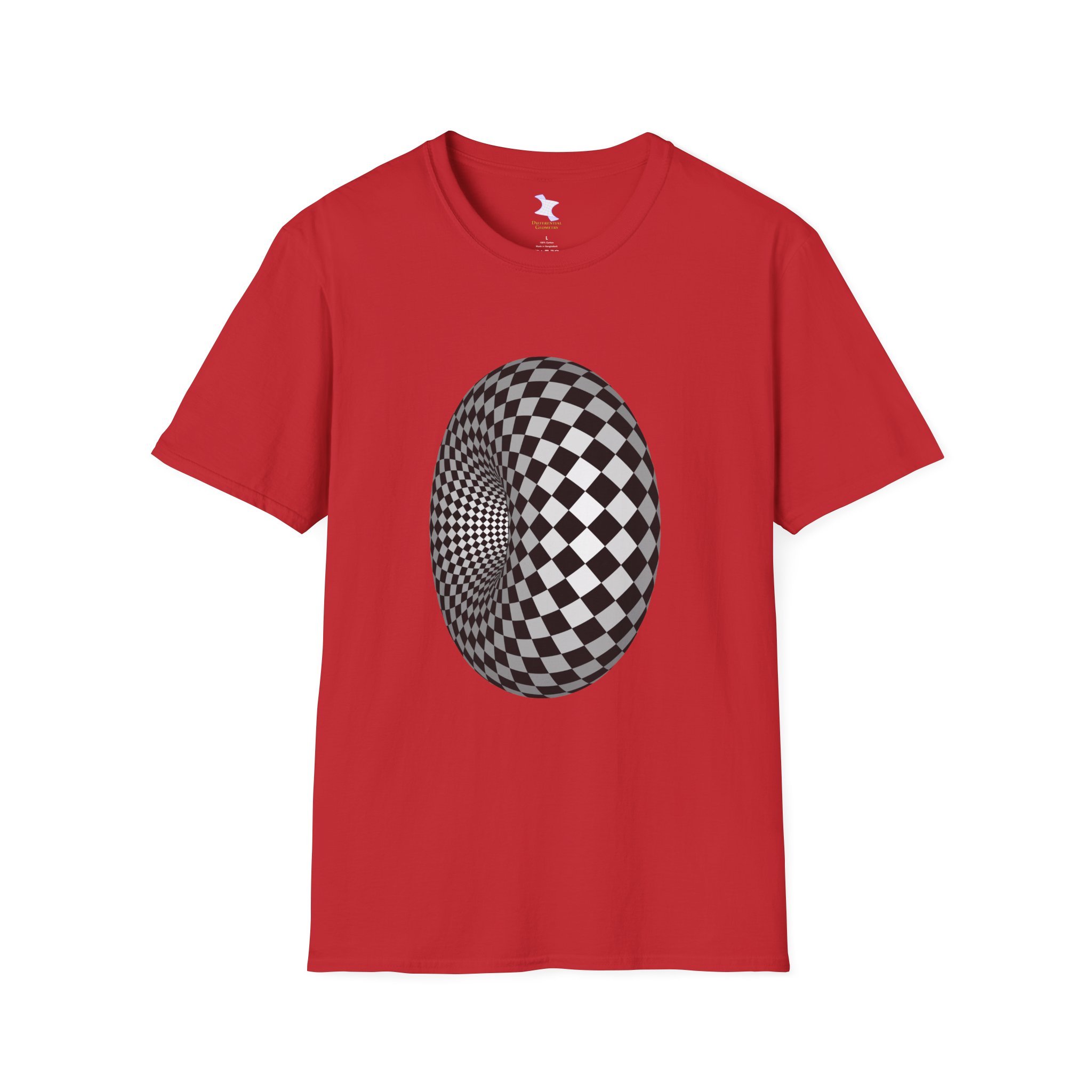 Unisex Softstyle T-Shirt: Checker Torus - Image 10