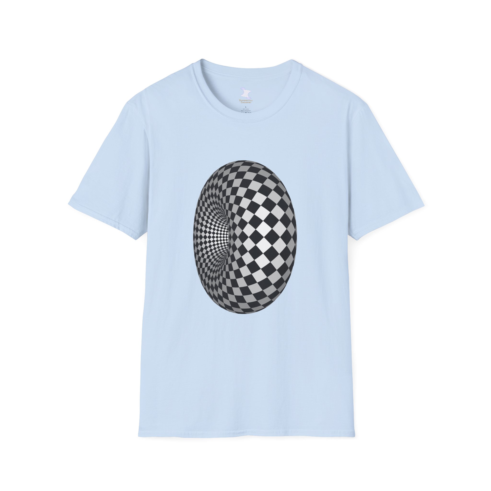 Unisex Softstyle T-Shirt: Checker Torus - Image 6