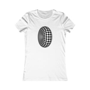 Women's Favorite Tee: Checker Torus