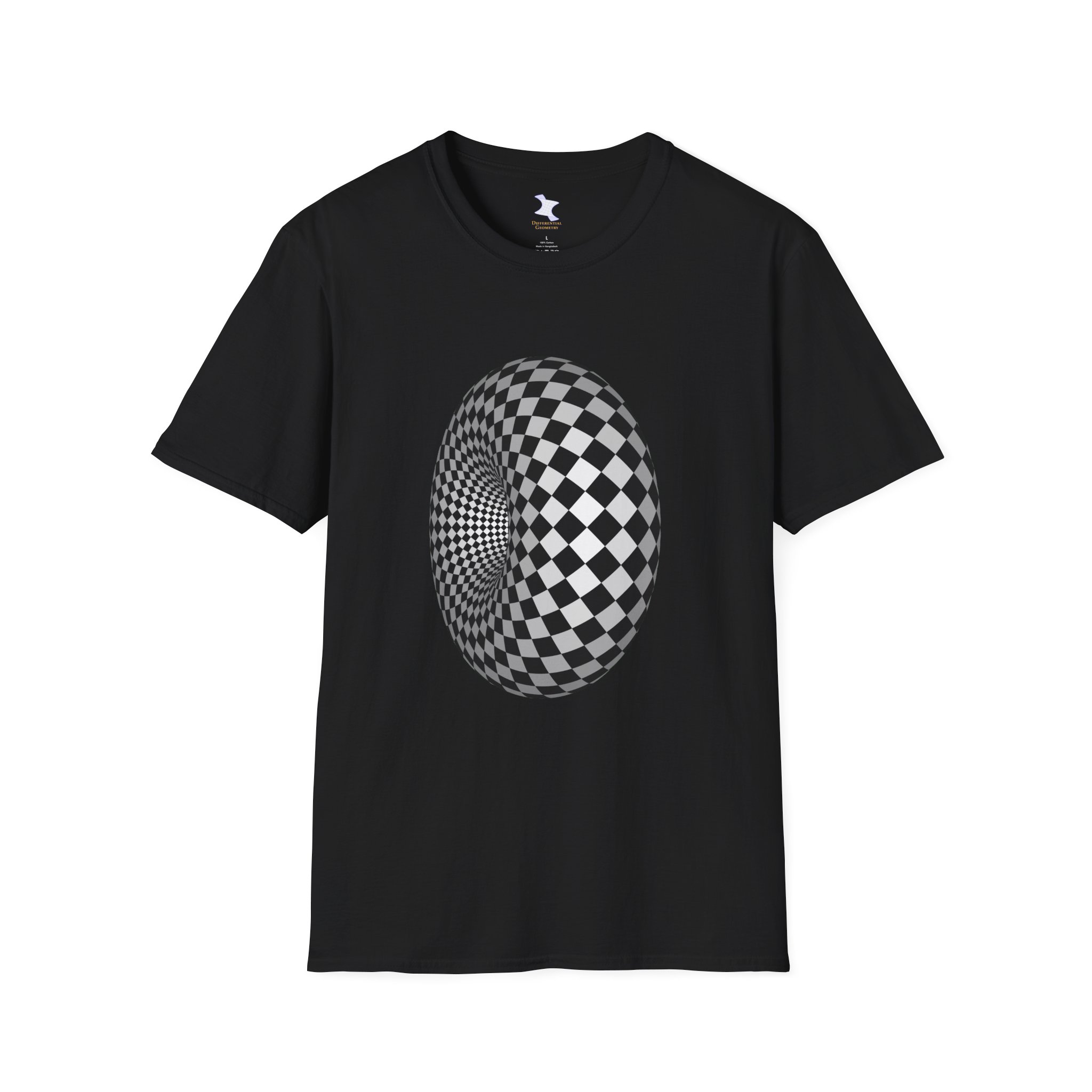 Unisex Softstyle T-Shirt: Checker Torus - Image 2