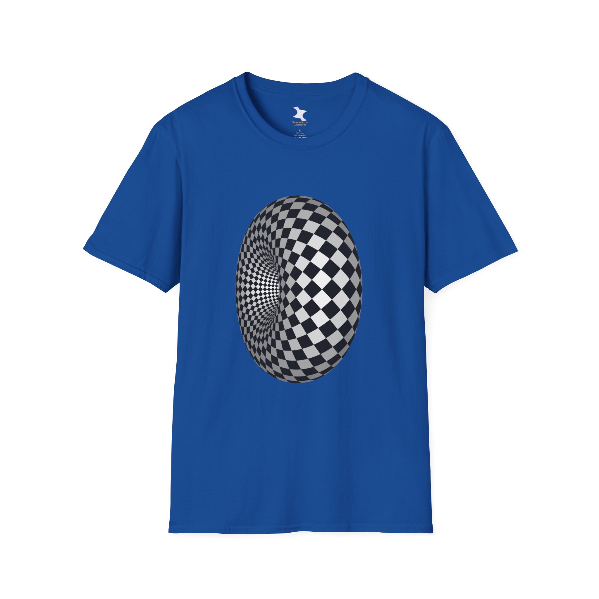 Unisex Softstyle T-Shirt: Checker Torus - Image 7